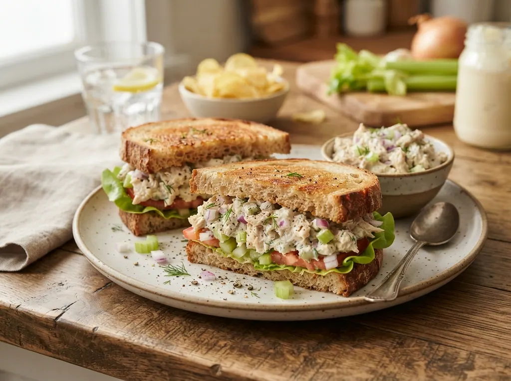 Classic Chicken Salad Sandwiches