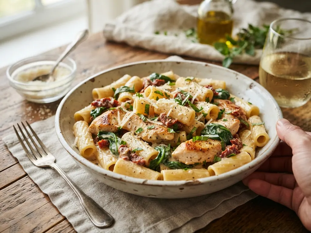 Creamy Sun-Dried Tomato Chicken Pasta