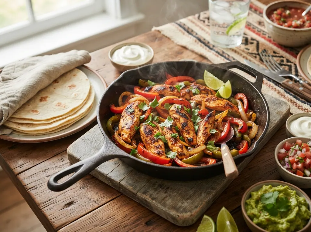 Quick Chicken Fajitas