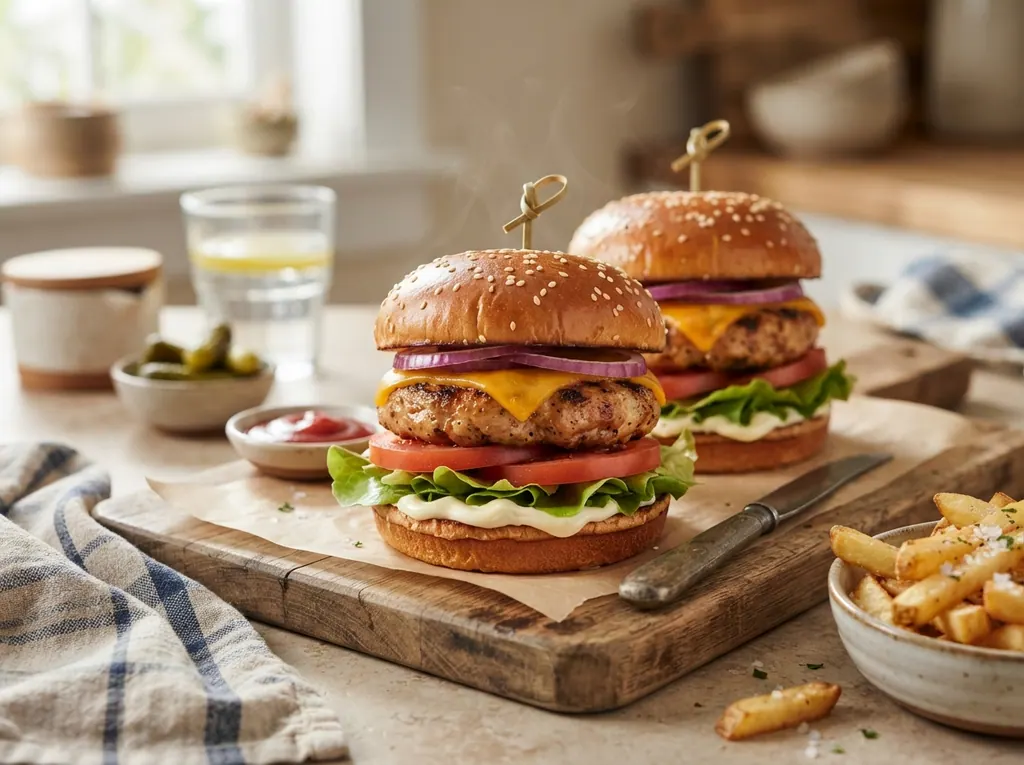 Classic Chicken Burgers
