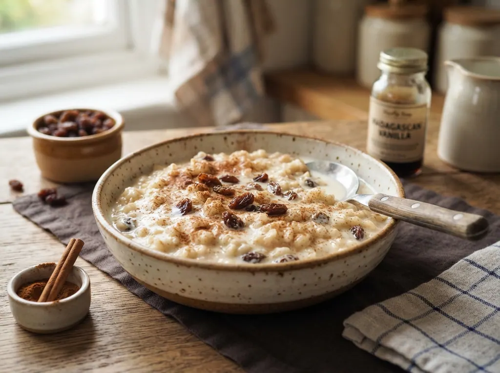 Creamy Cinnamon Rice Pudding