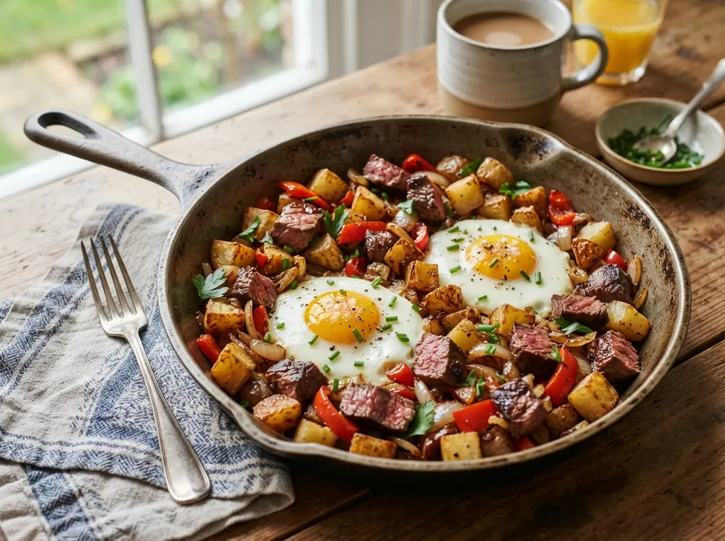 Steak and Potato Breakfast Hash